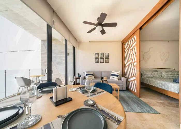 Holiday home Luxury Gym Co Work Rooftop Pool Playa del Carmen